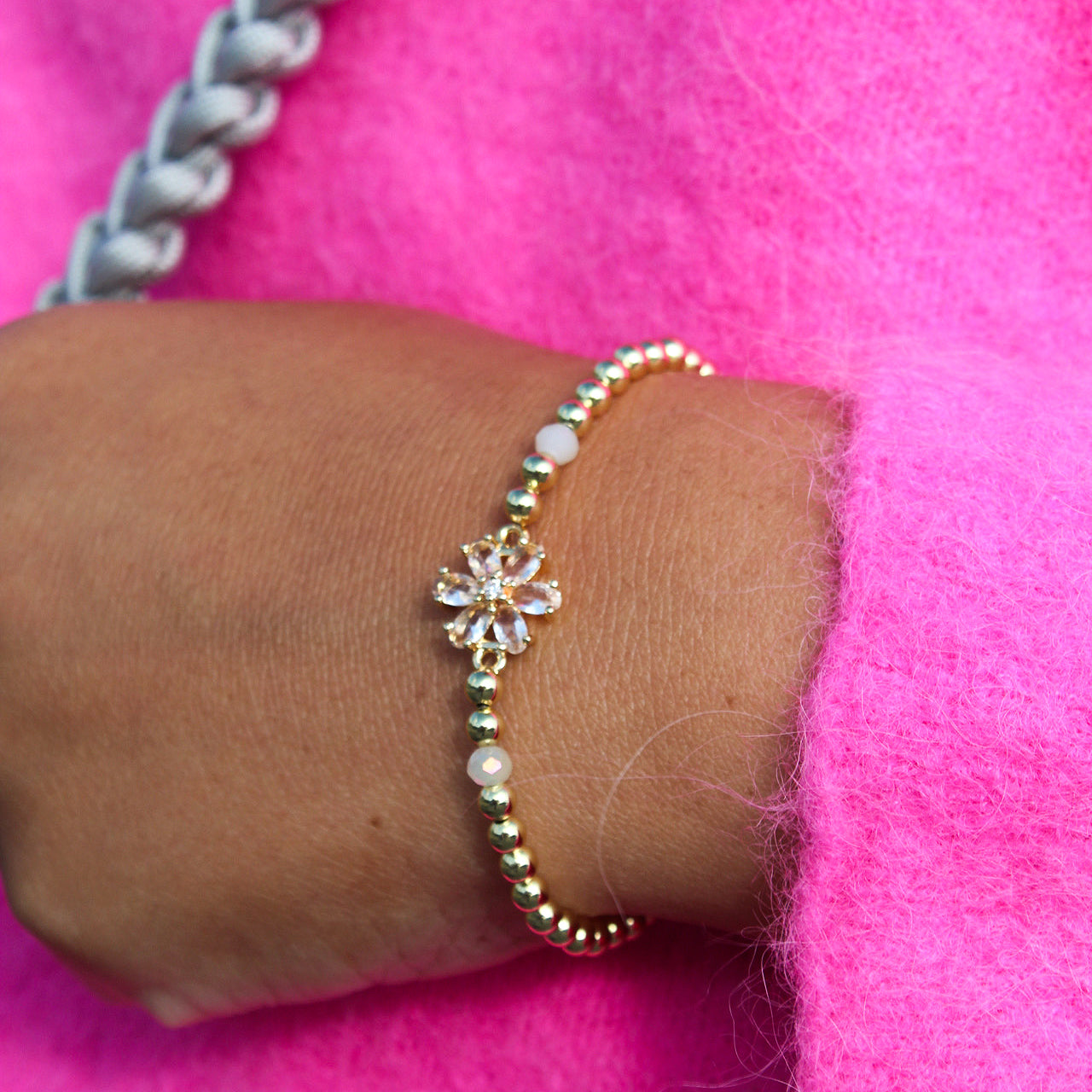 CRYSTAL FLOWER bracelet