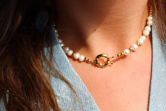 Parelketting MIA met schakel