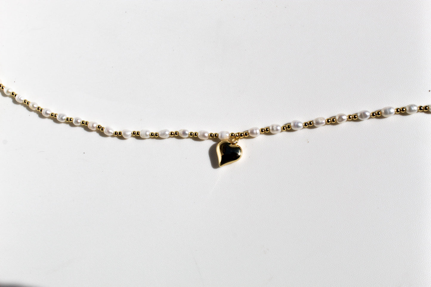 Parelketting LOÉ met hart