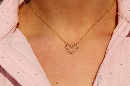 Open HEART necklace