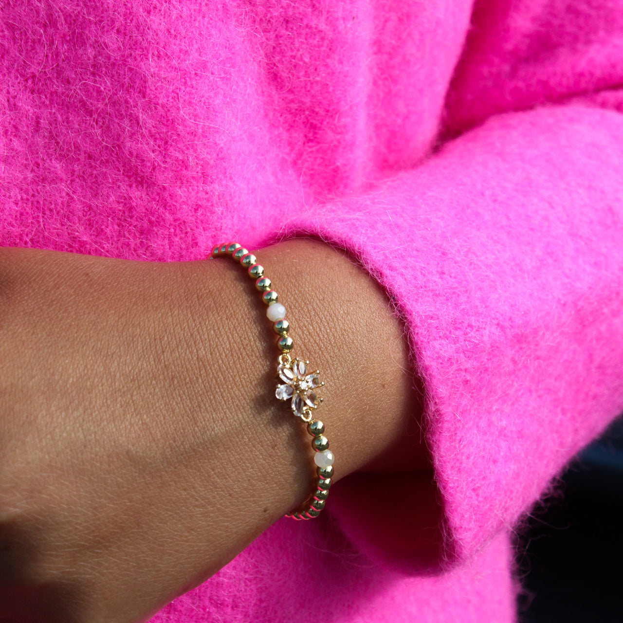 CRYSTAL FLOWER bracelet