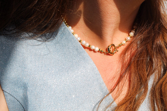 Parelketting MIA met schakel