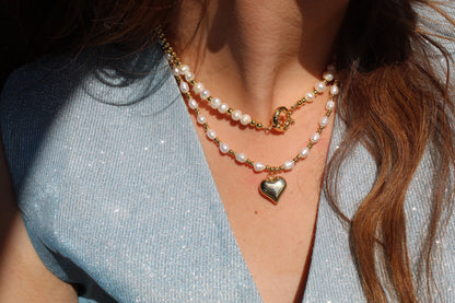 Parelketting LOÉ met hart