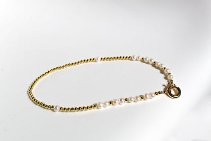 Parelketting MIA met schakel