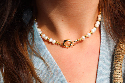 Parelketting MIA met schakel